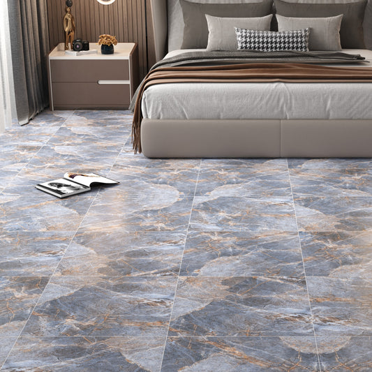 Modern bedroom featuring Ocean Ocean Porcelain Tile.