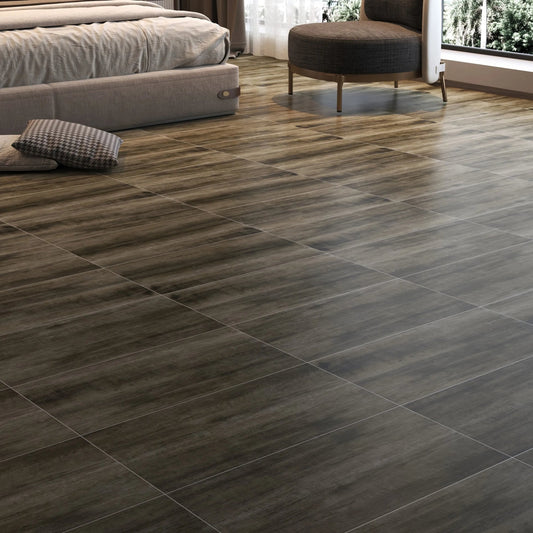 Resort-inspired Living Space featuring Resort Mt Baldy Porcelain.