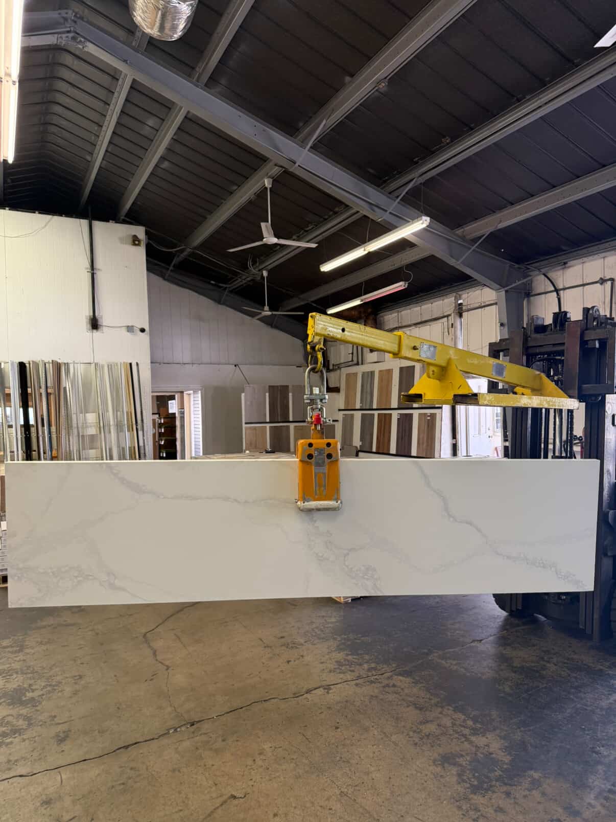 Polaris Calacatta Grey Prefabricated Countertops