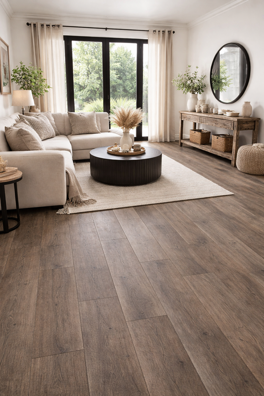 Discovery SPC Vinyl Plank Flooring – 48" x 9", Waterproof & Soundproof
