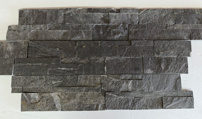 Charcoal Stacked Stone Panels & Corners