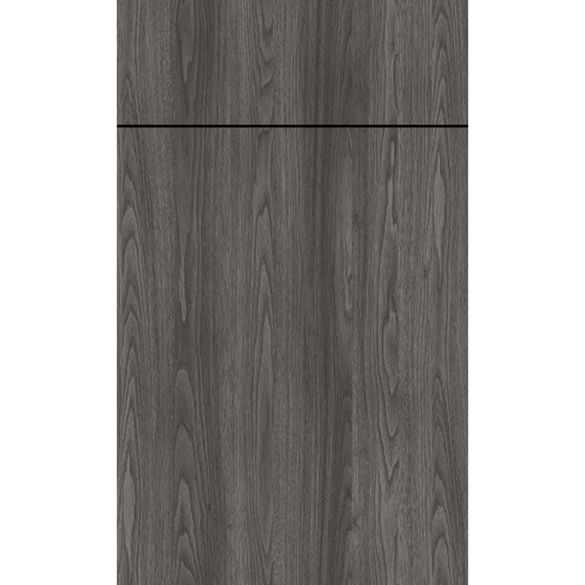 Front face of Indian Light Walnut laminate cabinet door showcasing a textured, elegant light wood grain finish.
