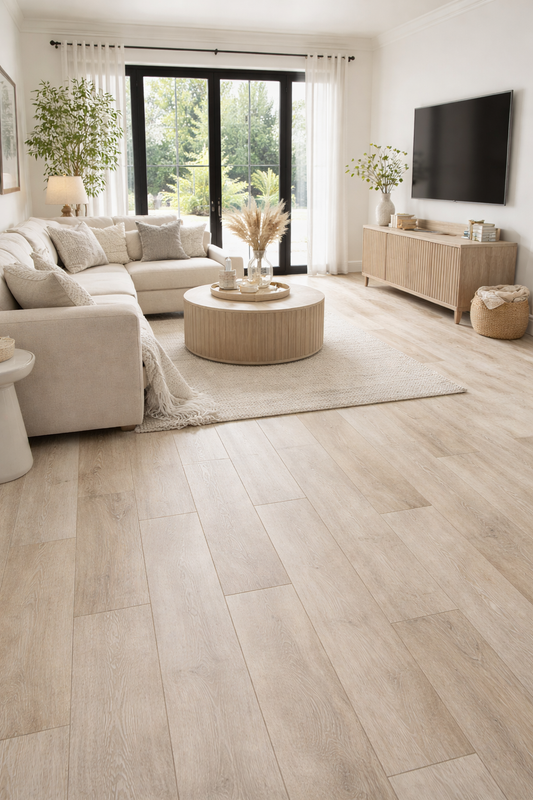 Maven SPC Vinyl Plank Flooring – 48" x 9", Waterproof & Soundproof