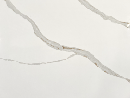 Michelo Calacatta Grey Prefabricated Quartz Countertops