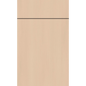 Front face of Maine Oak laminate cabinet door showcasing a textured, natural coastal wood grain finish.