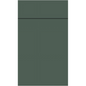 Front face of Matte Olive Green MOG laminate cabinet door showing a premium, anti-fingerprint ultra-matte earthy finish.
