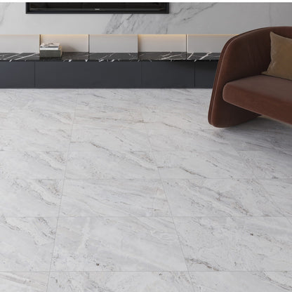 Modern Living Room featuring Earth Mountain Porcelain Tile.