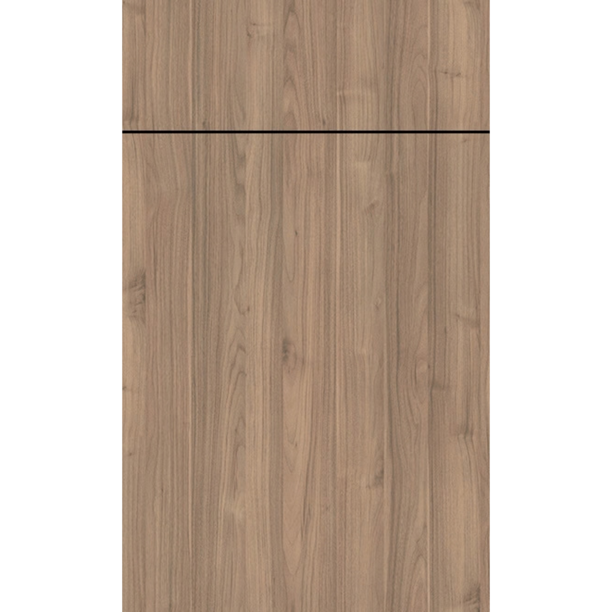 Front face of Moonnut laminate cabinet door showcasing a subtle, textured bleached wood grain finish.
