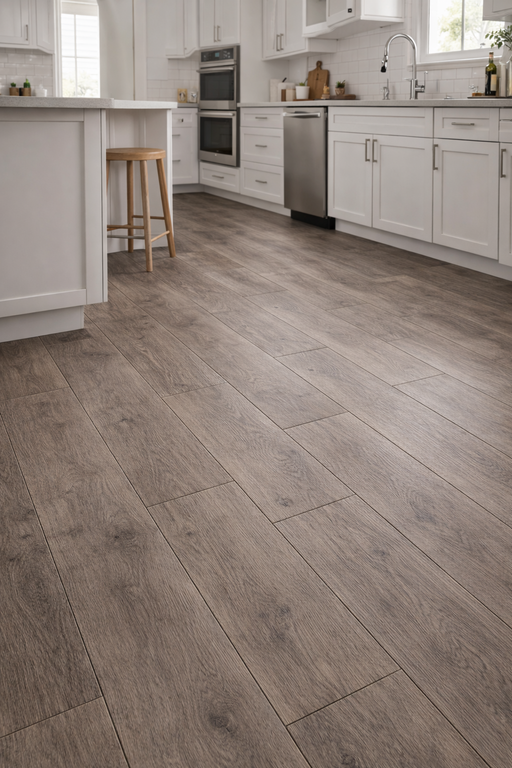 Spirit SPC Vinyl Plank Flooring – 48" x 9" (5.5 mm Thickness), Waterproof & Soundproof