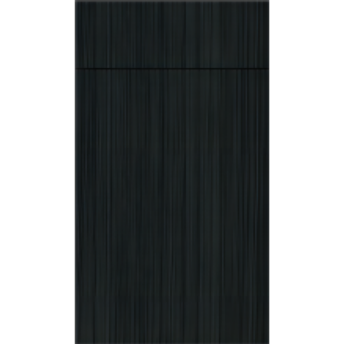 Front face of Prim Grain laminate cabinet door showcasing a clean, uniform contemporary straight wood grain texture.